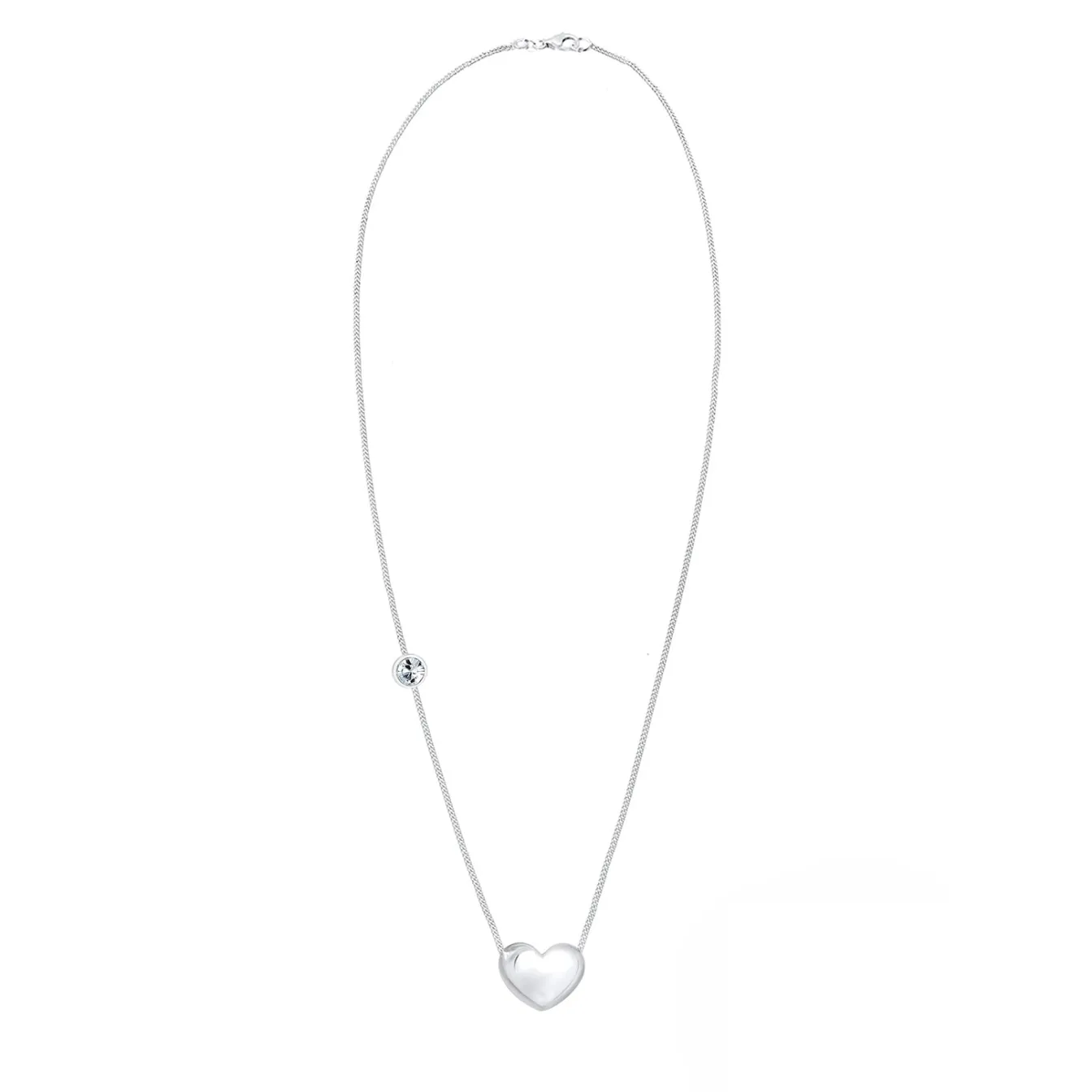 Elli "Halskette Herz | Kristall (Weiß)< Symbol-schmuck|Herz-schmuck