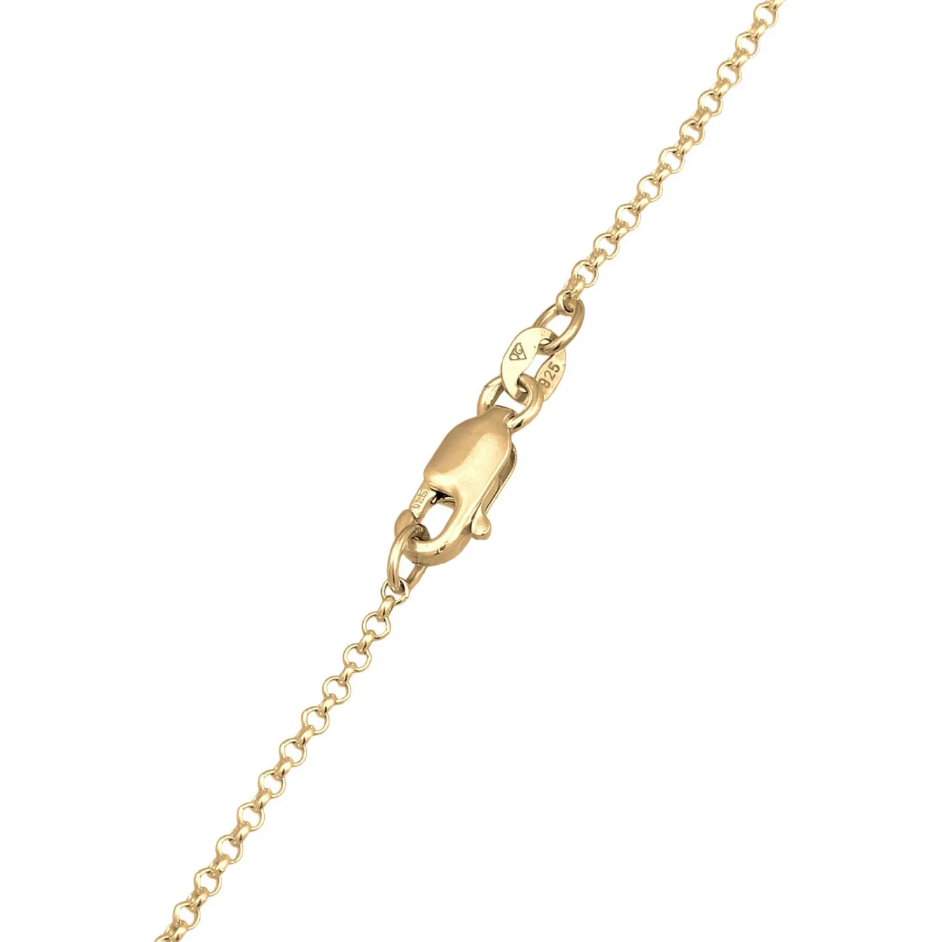 Elli "Halskette Herz | Laborgezüchteter Diamant (Weiß, 0.018 ct.)< Vergoldet|Symbol-schmuck