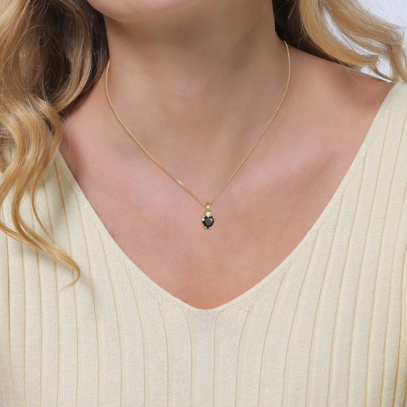Elli "Halskette Herz | Zirkonia (Rot)< Symbol-schmuck|Herz-schmuck