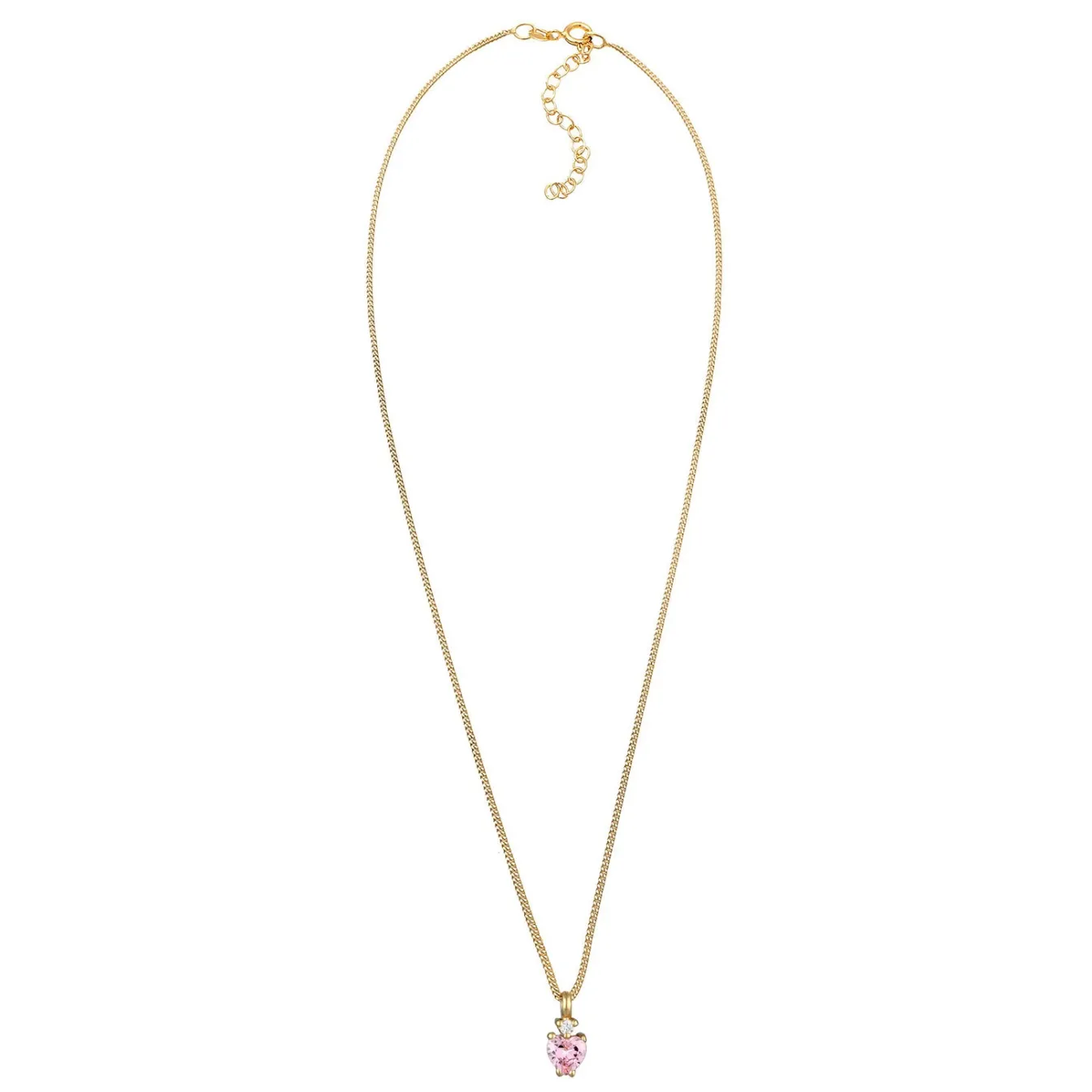 Elli "Halskette Herz | Zirkonia (Rot)< Symbol-schmuck|Herz-schmuck