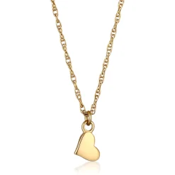 Elli "Halskette Herz Anhänger< Vergoldet|Symbol-schmuck