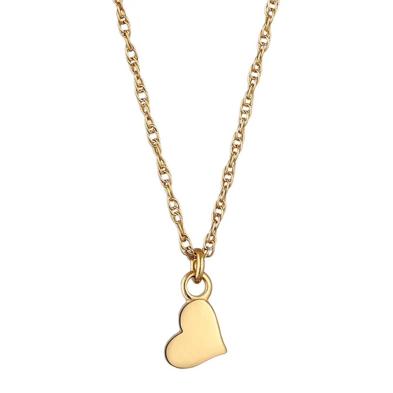 Elli "Halskette Herz Anhänger< Vergoldet|Symbol-schmuck