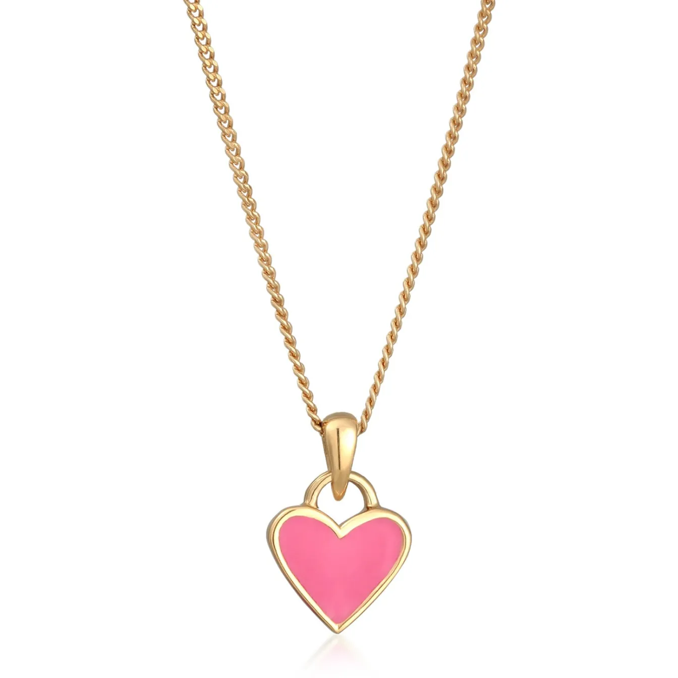 Elli "Halskette Herz Anhänger | Emaille< Symbol-schmuck|Herz-schmuck