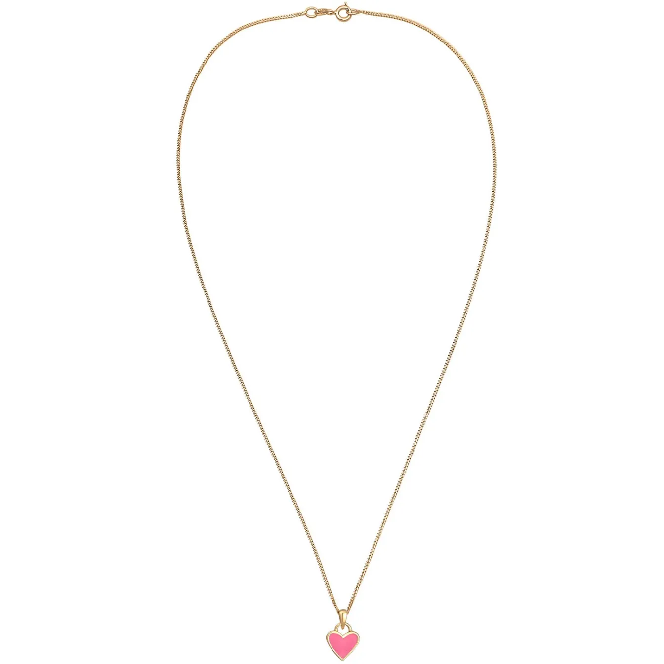 Elli "Halskette Herz Anhänger | Emaille< Symbol-schmuck|Herz-schmuck