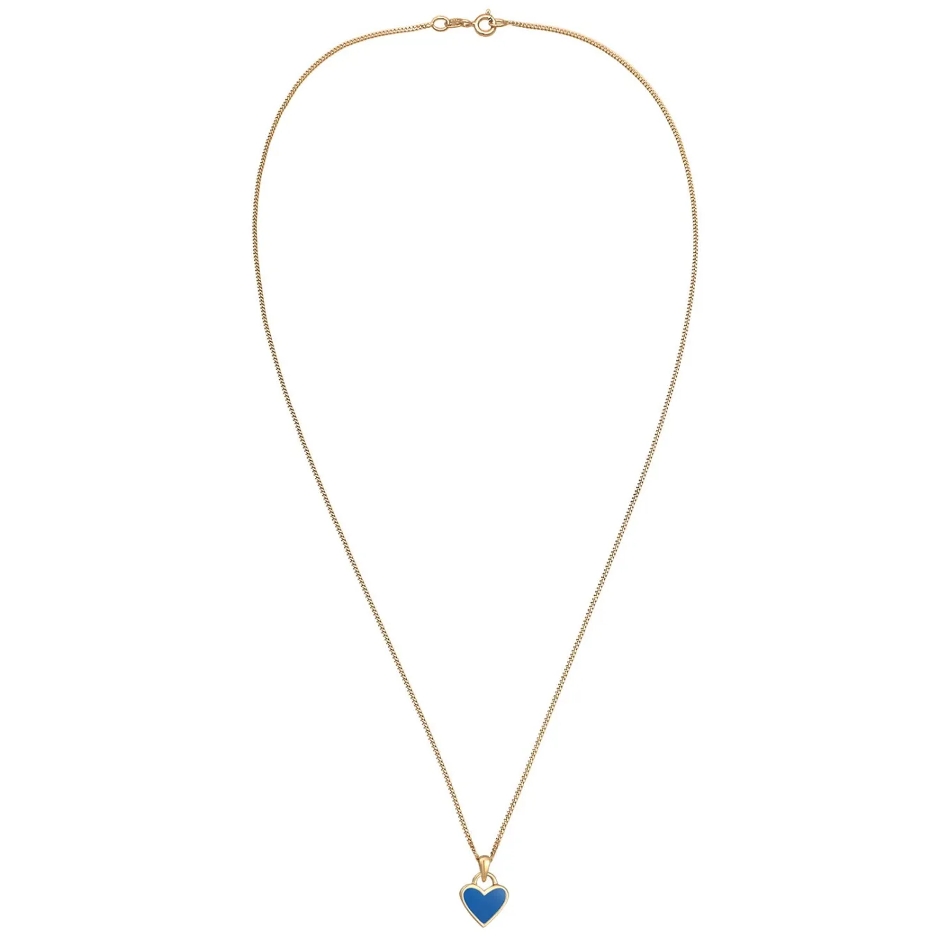 Elli "Halskette Herz Anhänger | Emaille< Symbol-schmuck|Herz-schmuck
