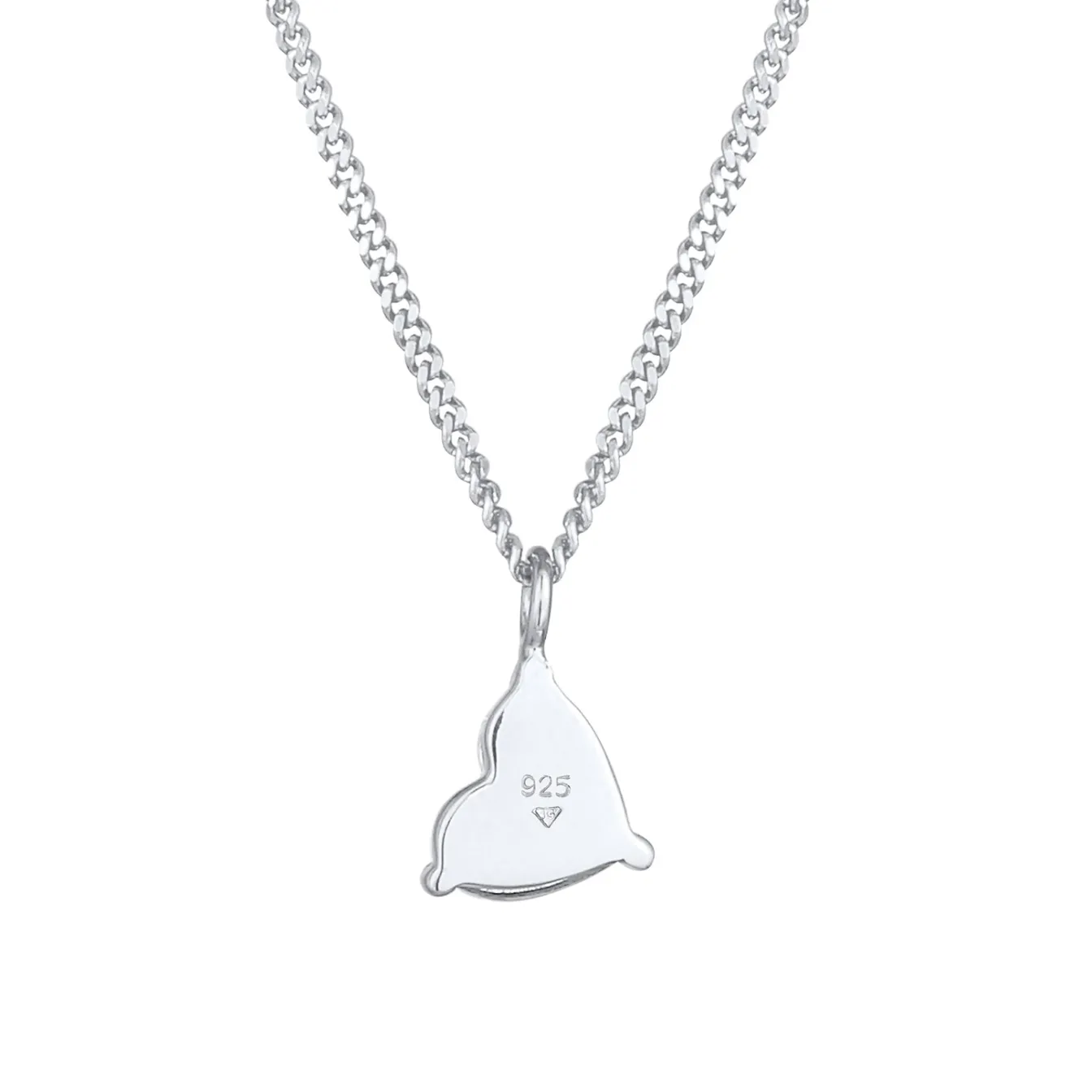 Elli "Halskette Herz Anhänger | Kristall (Weiß)< Symbol-schmuck|Herz-schmuck