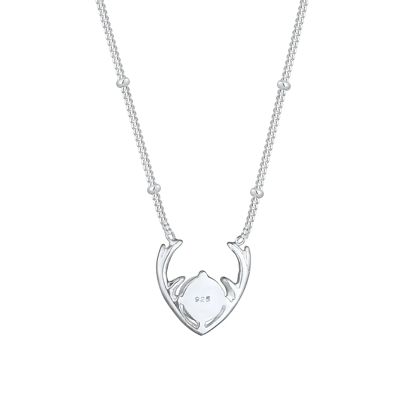 Elli "Halskette Hirsch | Opal (Weiß)< Letzte Chance|Halsketten