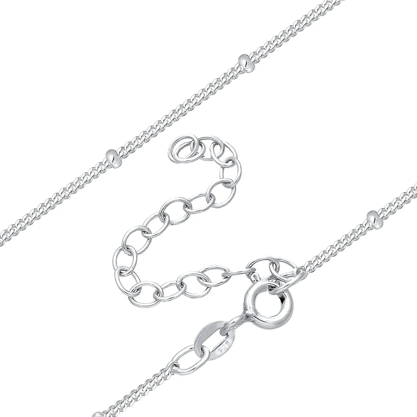 Elli "Halskette Hirsch | Opal (Weiß)< Silber|Vergoldet