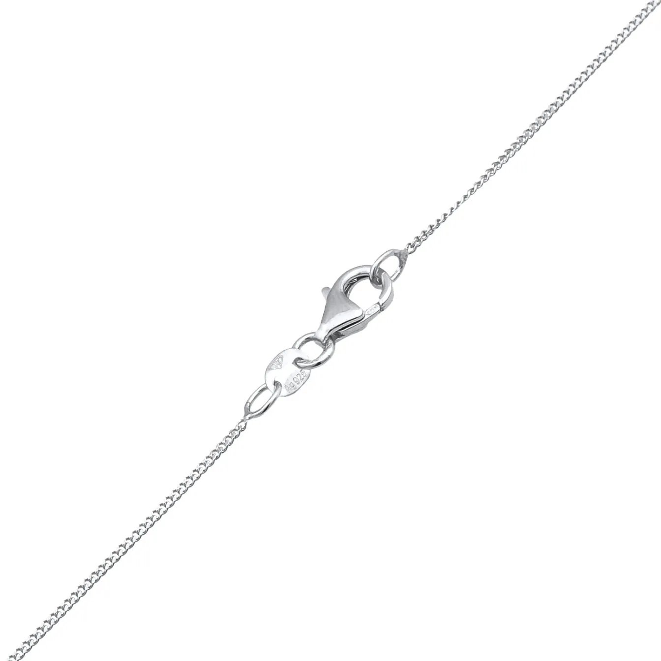 Elli "Halskette Kleeblatt | Zirkonia (Weiß)< Vergoldet|Symbol-schmuck