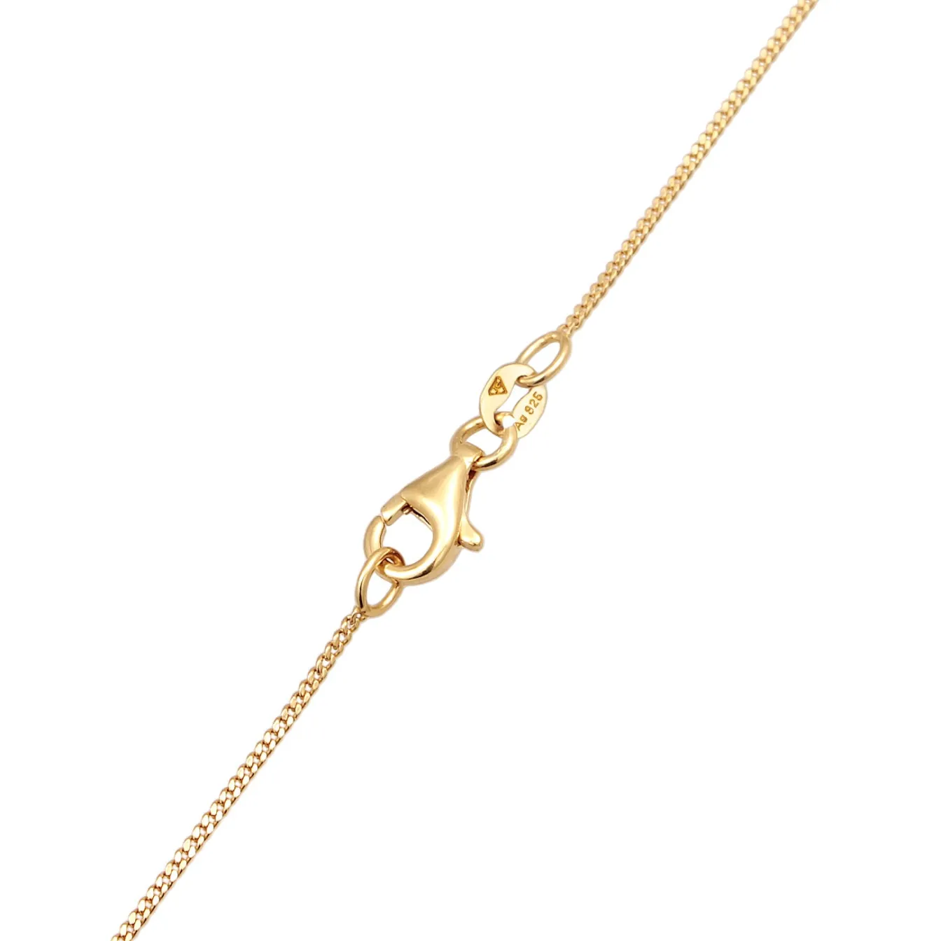 Elli "Halskette Kleeblatt Symbol< Vergoldet|Symbol-schmuck
