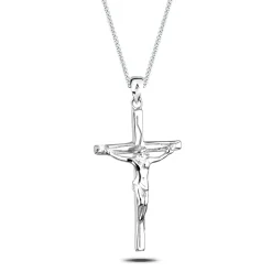 Elli "Halskette Kreuz< Roségold|Symbol-schmuck