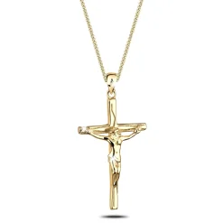 Elli "Halskette Kreuz< Roségold|Symbol-schmuck
