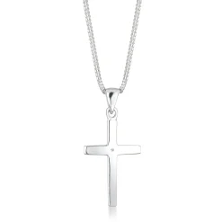 Elli "Halskette Kreuz | Diamant (Weiß, 0,005 ct)< Symbol-schmuck|Halsketten