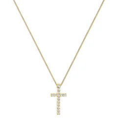 Elli "Halskette Kreuz | Kristalle< Symbol-schmuck|Halsketten