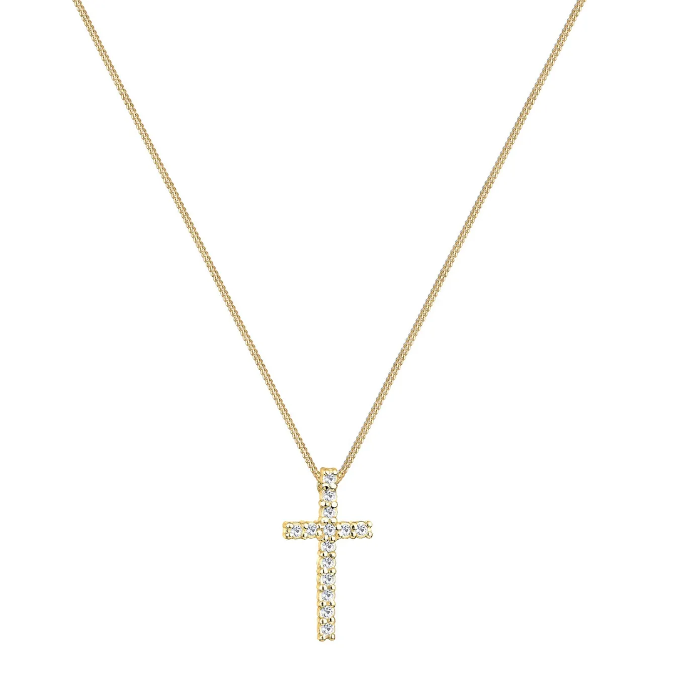 Elli "Halskette Kreuz | Kristalle< Symbol-schmuck|Halsketten