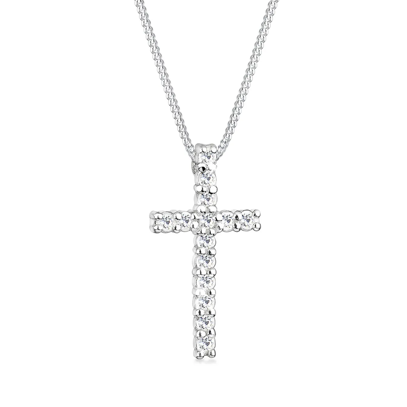 Elli "Halskette Kreuz | Kristalle< Symbol-schmuck|Halsketten