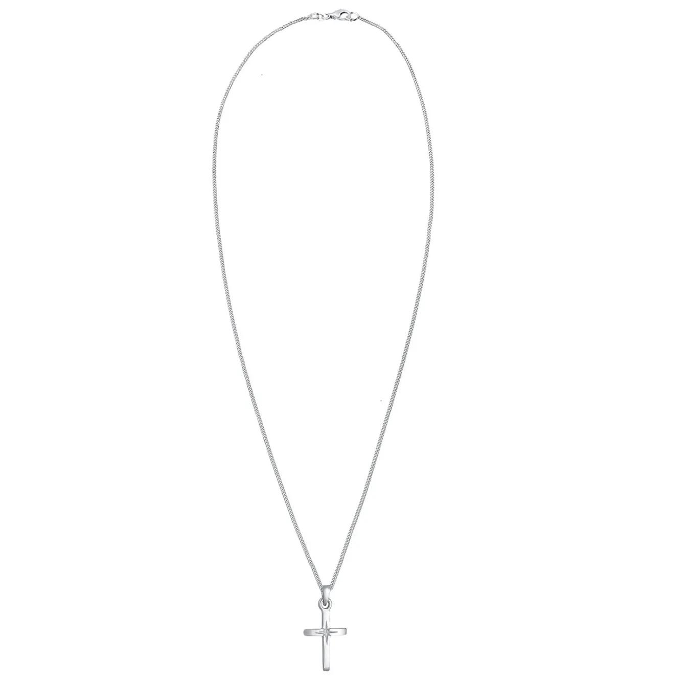 Elli "Halskette Kreuz Anhänger< Roségold|Symbol-schmuck