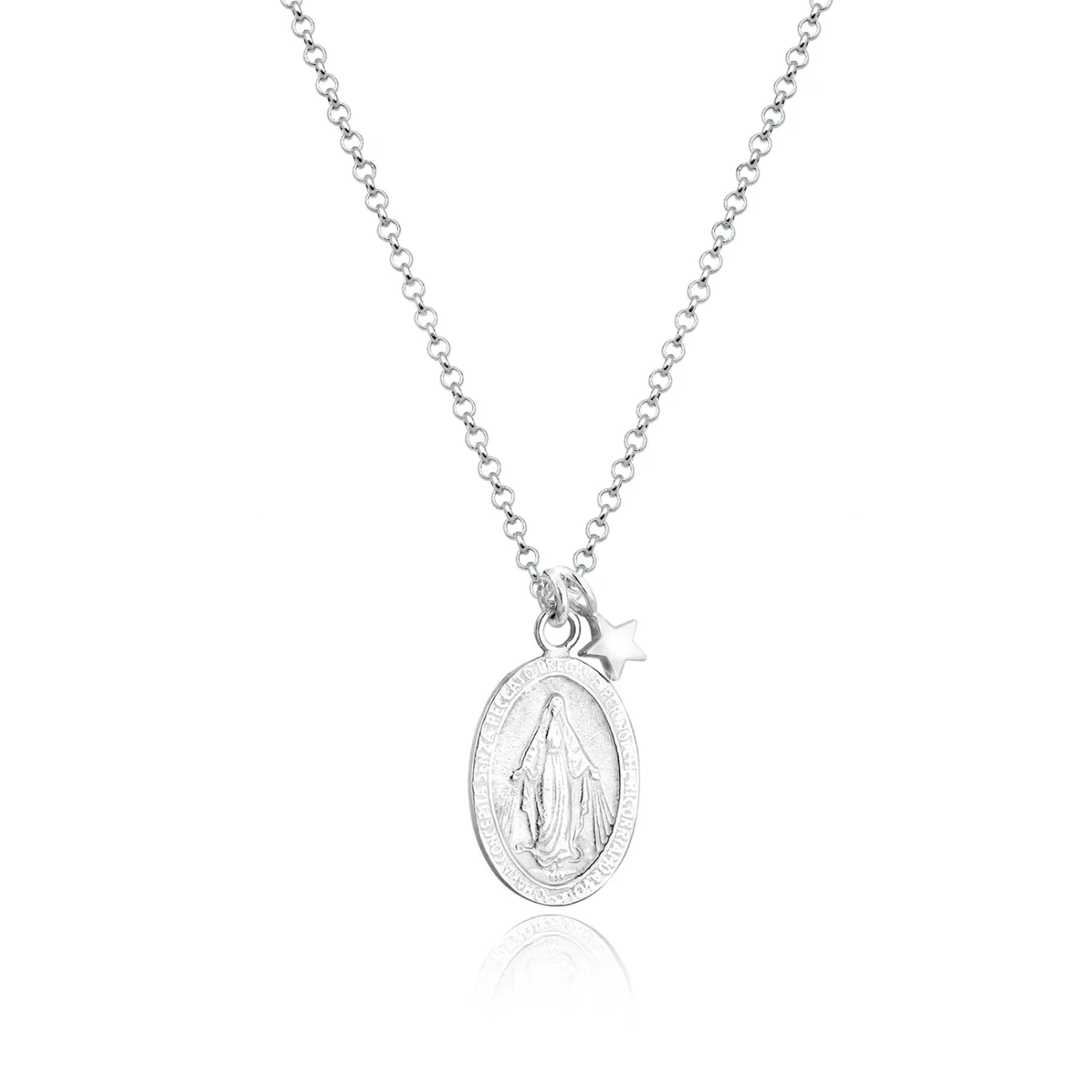 Elli "Halskette Marienbild< Symbol-schmuck|Halsketten
