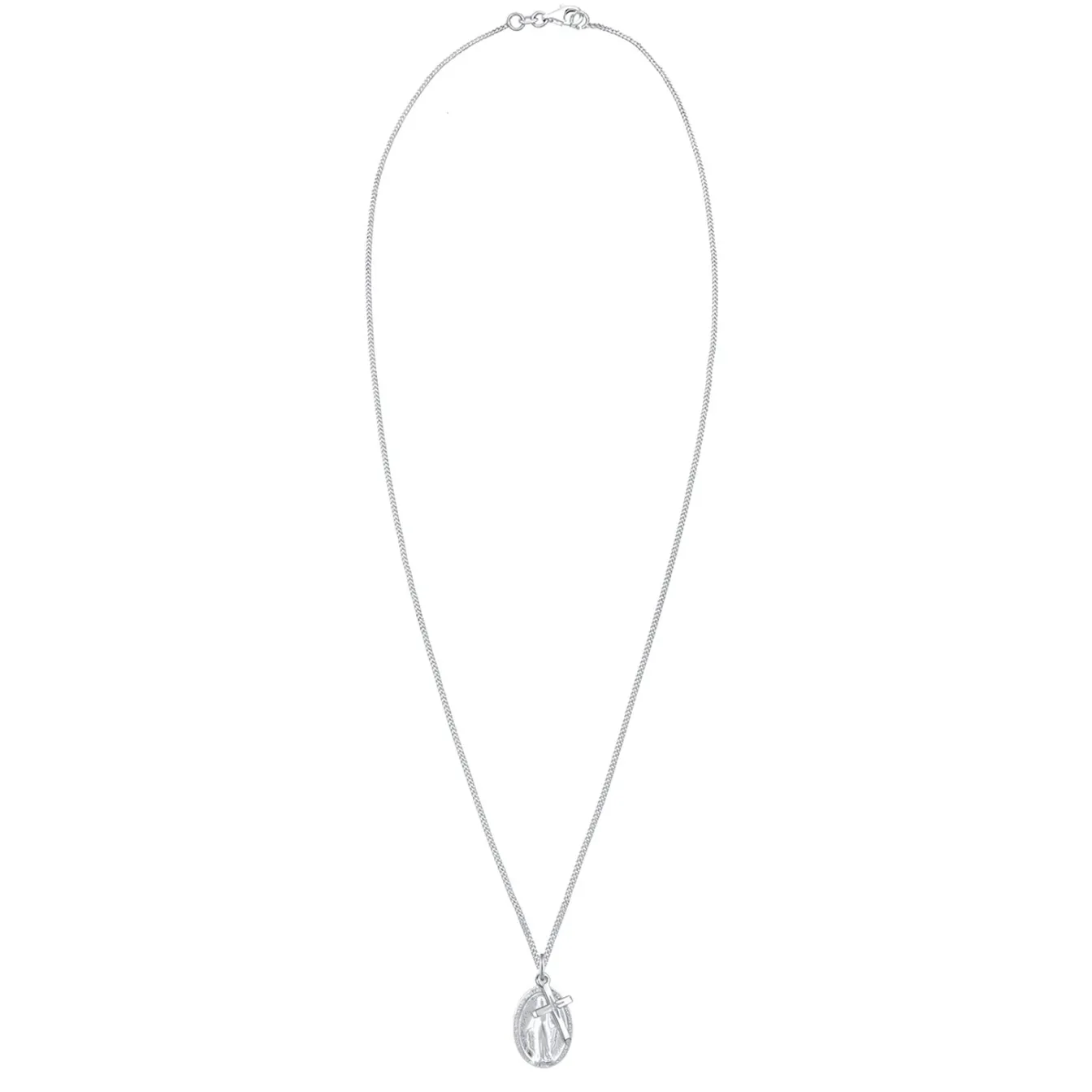 Elli "Halskette Marienbild Kreuz< Roségold|Symbol-schmuck