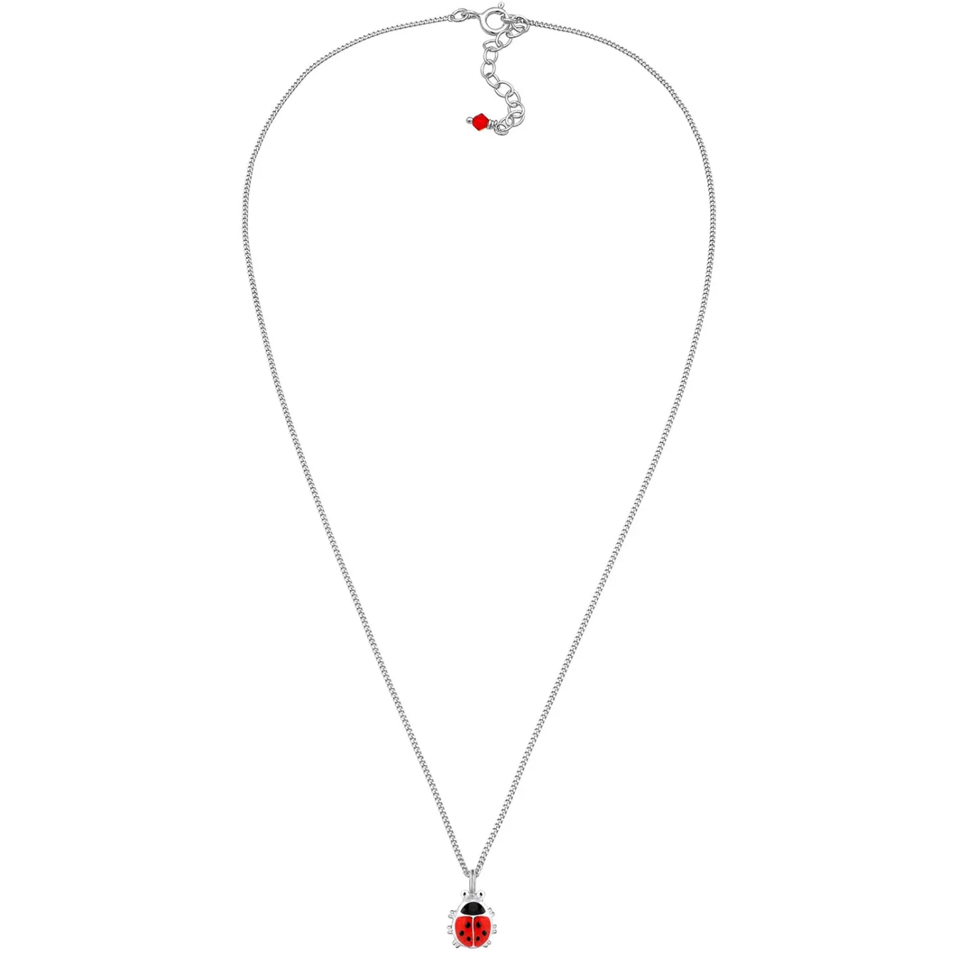 Elli "Halskette Marienkäfer | Kristall (Rot)<Kinder Kinderschmuck