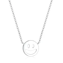 Elli "Halskette mit Smiling Face< Halsketten|Vergoldet