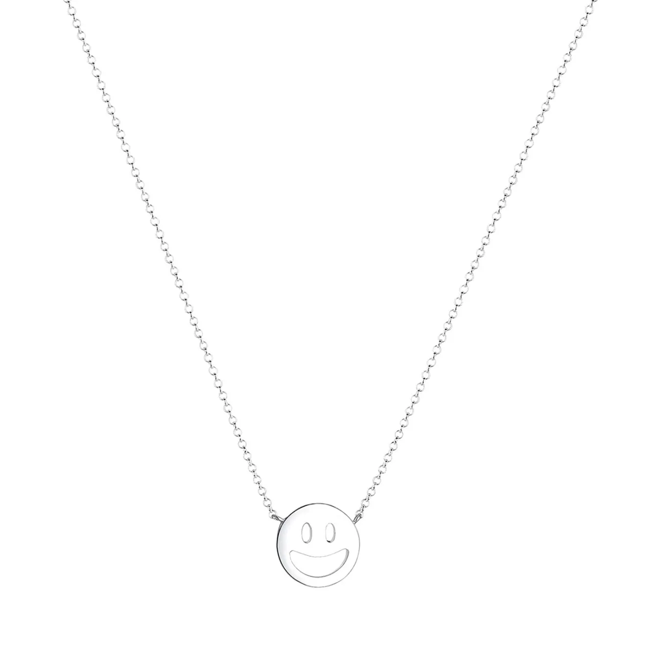 Elli "Halskette mit Smiling Face< Halsketten|Vergoldet