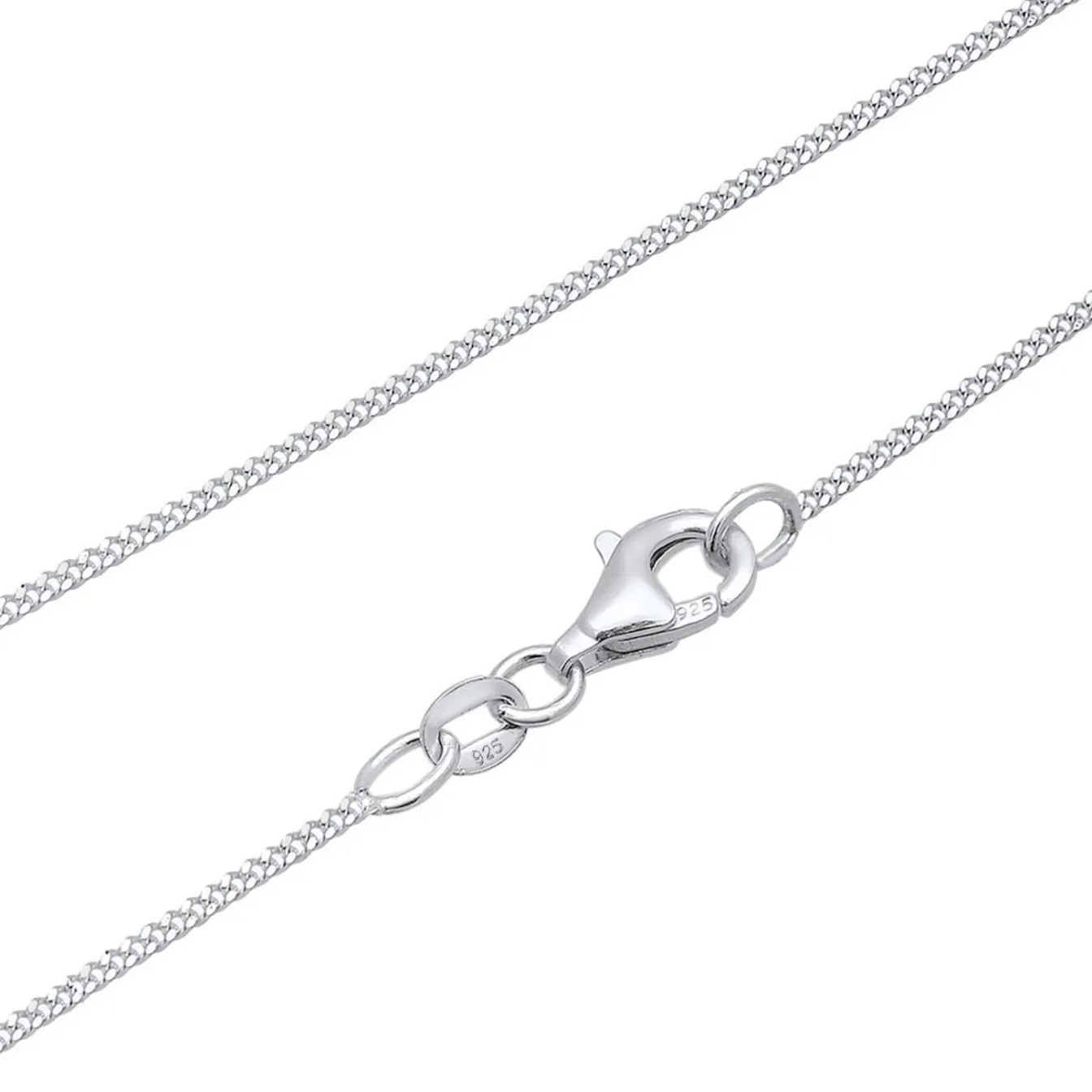 Elli "Halskette mit Smiling Face | Kristall (Weiß)< Halsketten|Silber