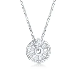 Elli "Halskette Münze< Symbol-schmuck|Halsketten