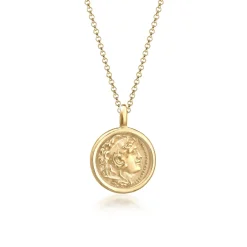 Elli "Halskette Münze< Symbol-schmuck|Halsketten