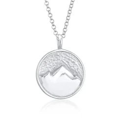 Elli "Halskette Münze Berge< Symbol-schmuck|Halsketten