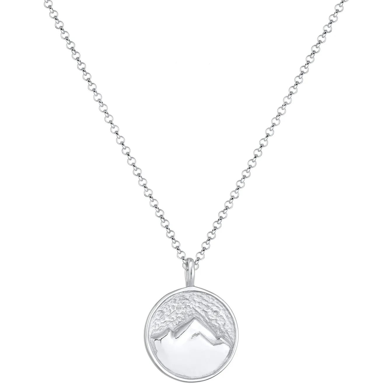 Elli "Halskette Münze Berge< Symbol-schmuck|Halsketten