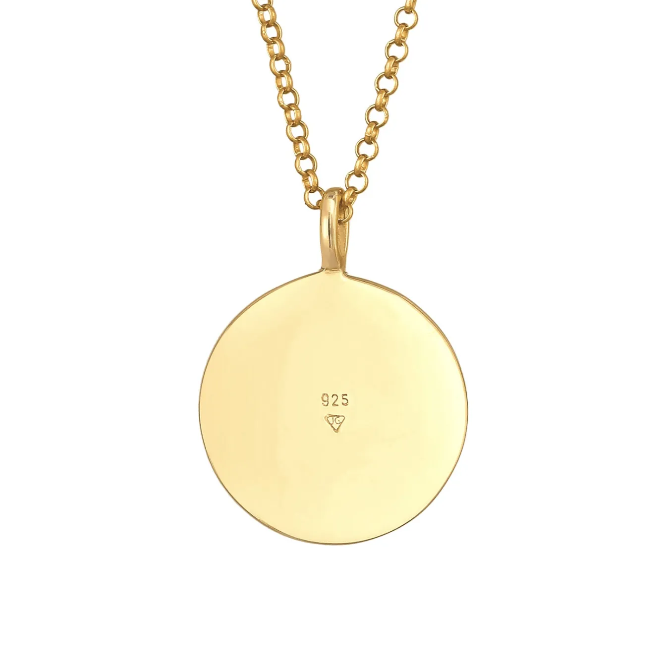 Elli "Halskette Münze Berge< Symbol-schmuck|Halsketten