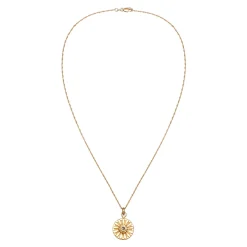 Elli "Halskette Münze Vintage | Labradorit (Grau)< Symbol-schmuck|Halsketten