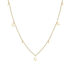 Elli "Halskette Mond Stern< Symbol-schmuck|Halsketten
