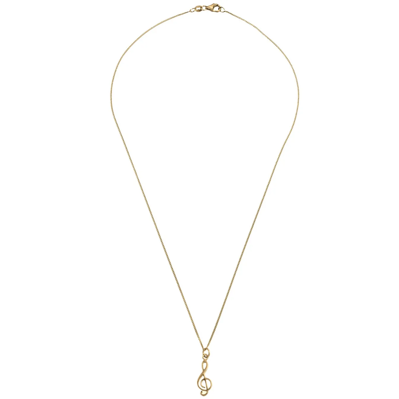 Elli "Halskette Notenschlüssel< Roségold|Symbol-schmuck