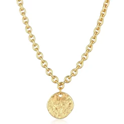 Elli "Halskette Ornament Anhänger< Vergoldet|Symbol-schmuck