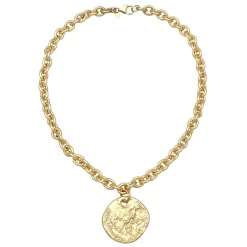 Elli "Halskette Ornament Anhänger< Vergoldet|Symbol-schmuck