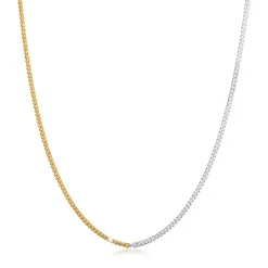 Elli "Halskette Panzer Chain Bi-Color< Halsketten