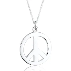 Elli "Halskette Peace< Halsketten|Silber