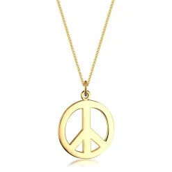 Elli "Halskette Peace< Halsketten|Silber