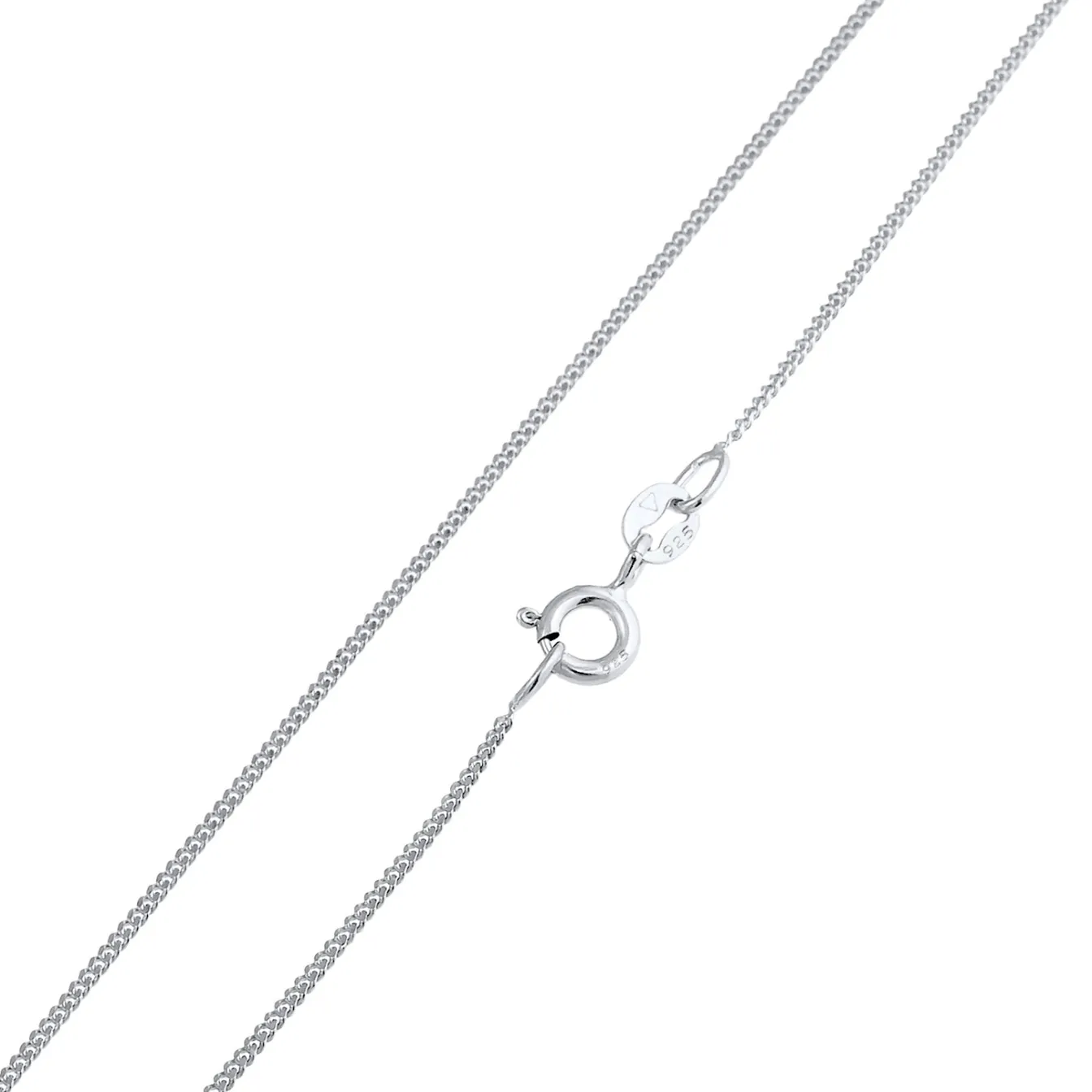 Elli "Halskette Peace | Zirkonia (Weiß)< Roségold|Halsketten