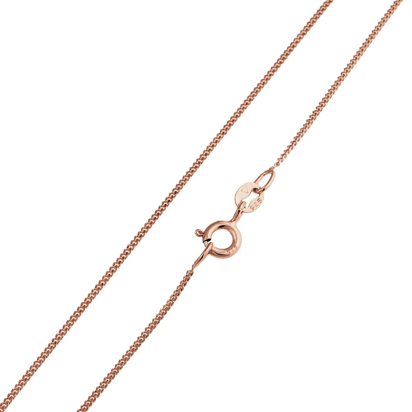 Elli "Halskette Peace | Zirkonia (Weiß)< Roségold|Halsketten