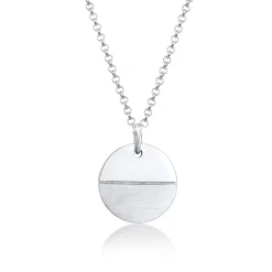 Elli "Halskette Plättchen< Halsketten|Silber