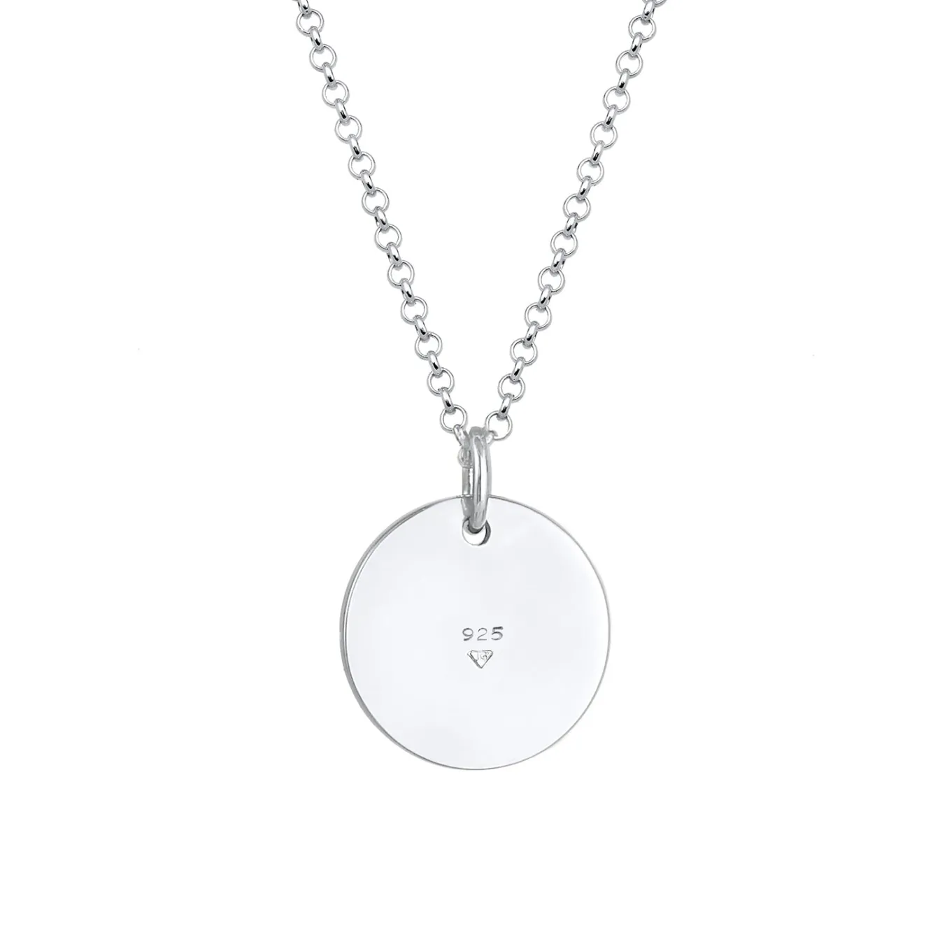Elli "Halskette Plättchen< Halsketten|Silber