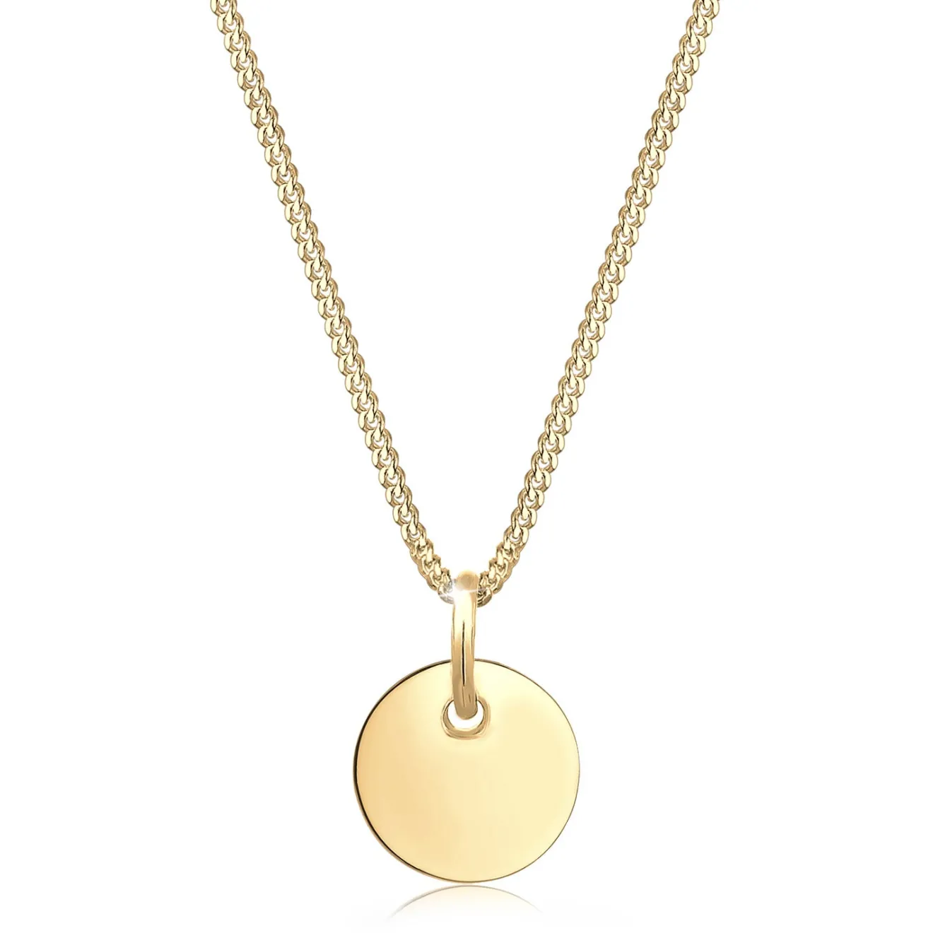 Elli "Halskette Plättchen< Roségold|Halsketten