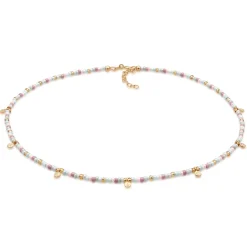 Elli "Halskette Plättchen Beads< Silber|Halsketten