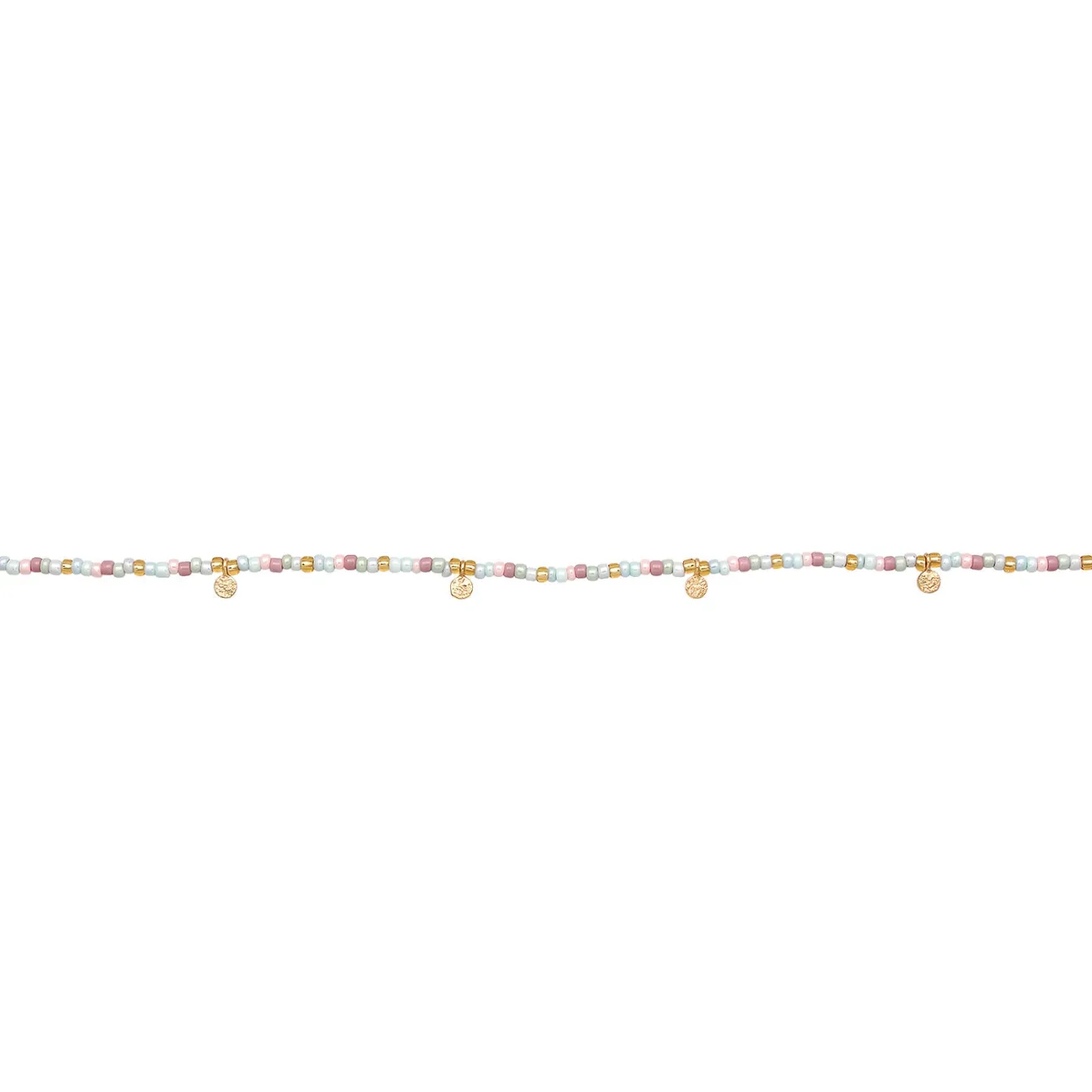 Elli "Halskette Plättchen Beads< Silber|Halsketten