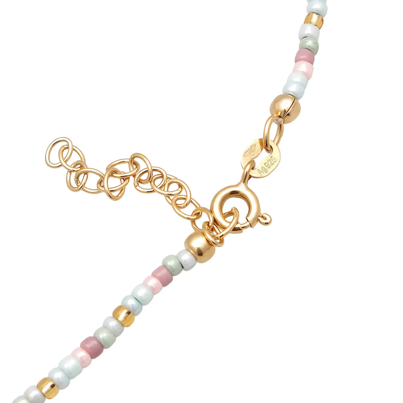 Elli "Halskette Plättchen Beads< Silber|Halsketten