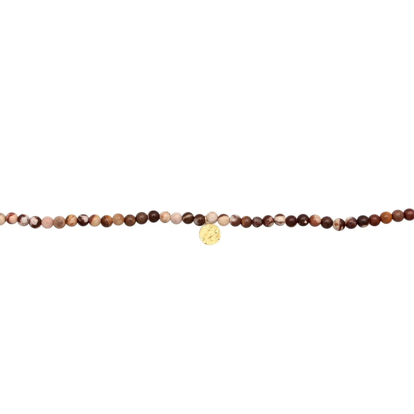 Elli "Halskette Plättchen Beads | Jasper Edelsteine< Halsketten