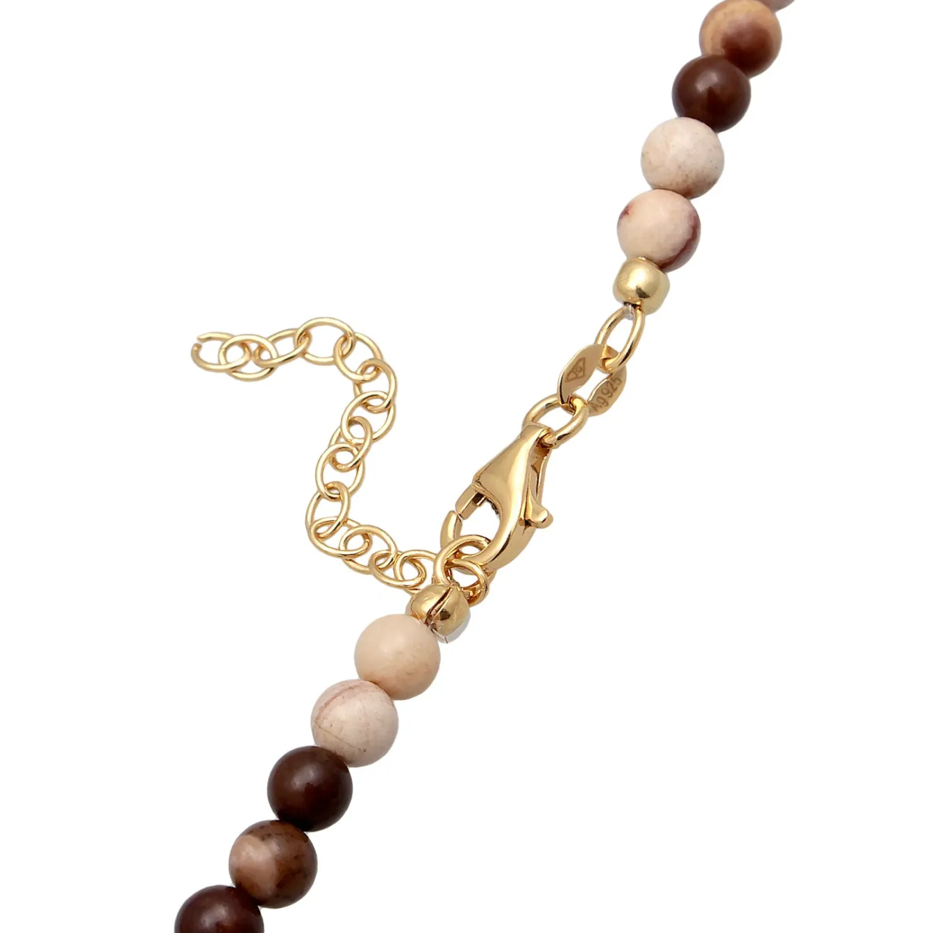 Elli "Halskette Plättchen Beads | Jasper Edelsteine< Halsketten